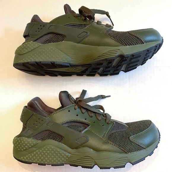 Nike Air Huarache In Cargo Khaki Men’s Size 8 EUC - Picture 6 of 12